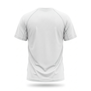 T-shirt sportiva running poliestere uomo bianca
