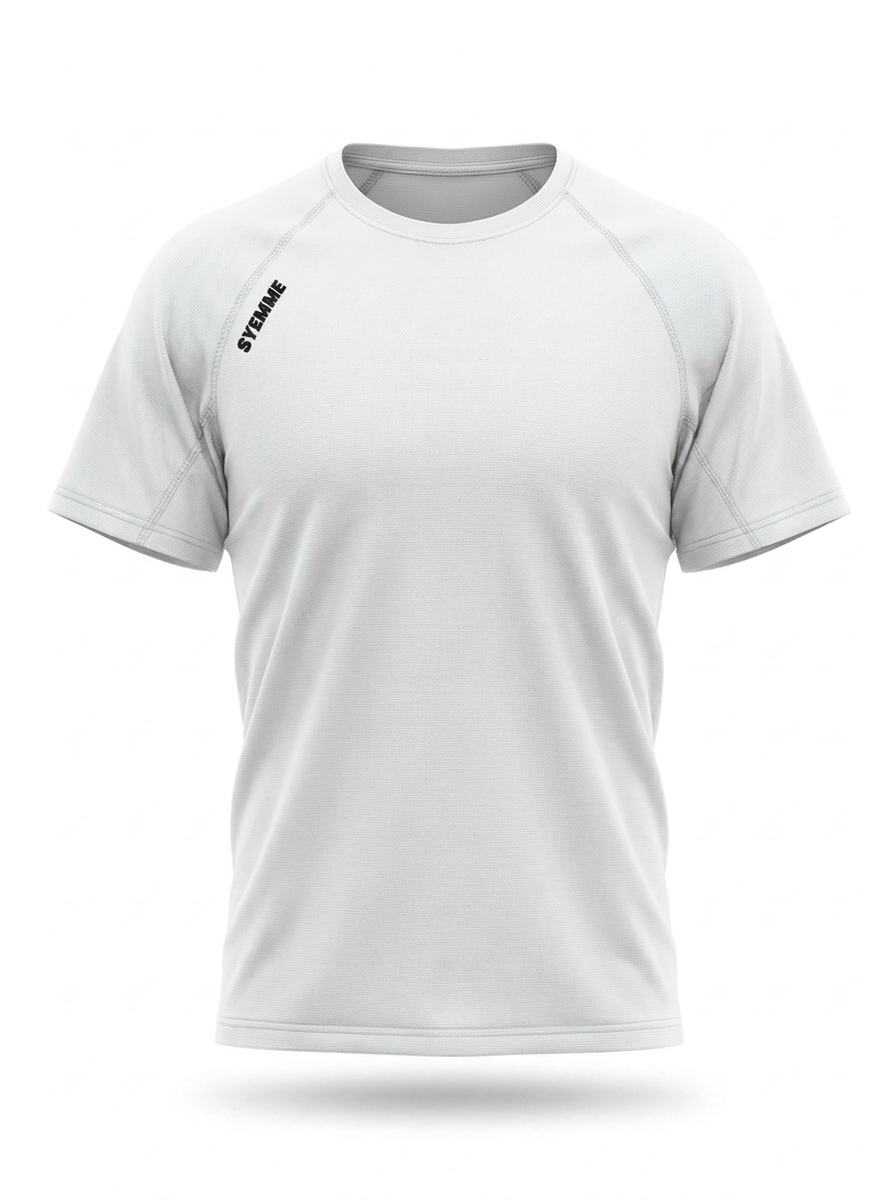 syemme t-shirt sportiva running poliestere bambino bianca - foto 1