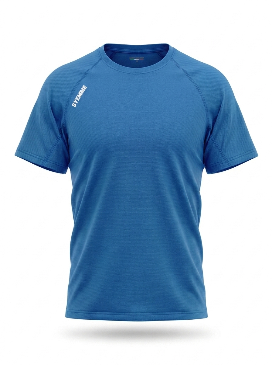 syemme t-shirt sportiva running poliestere uomo royal - foto 1