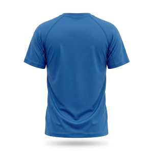 T-shirt sportiva running poliestere bambino royal
