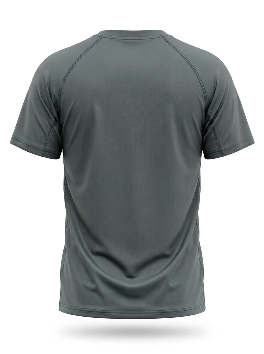 syemme t-shirt sportiva running poliestere uomo verde militare - foto 2