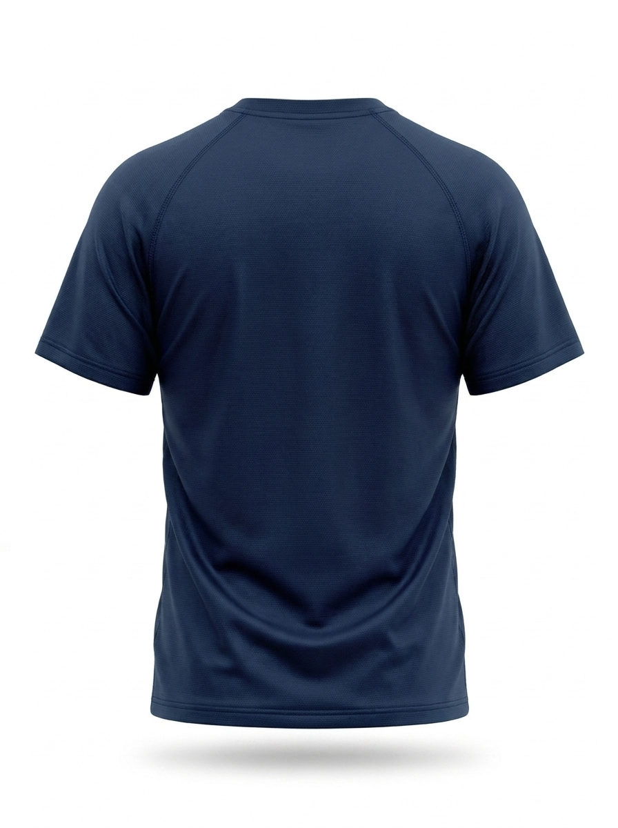 syemme t-shirt sportiva running poliestere uomo blu navy - foto 2
