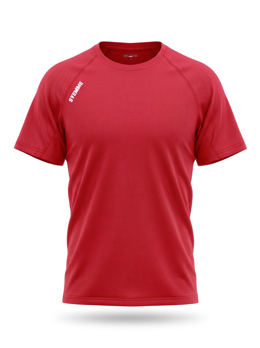 syemme t-shirt sportiva running poliestere bambino rossa - foto 1
