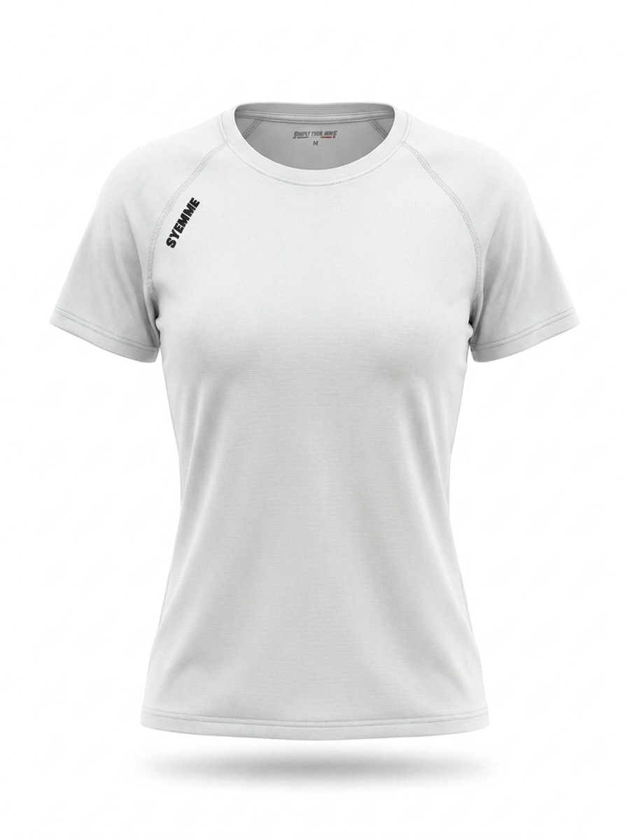 syemme t-shirt sportiva running poliestere donna bianca - foto 1