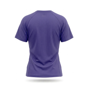 T-shirt sportiva running poliestere donna viola