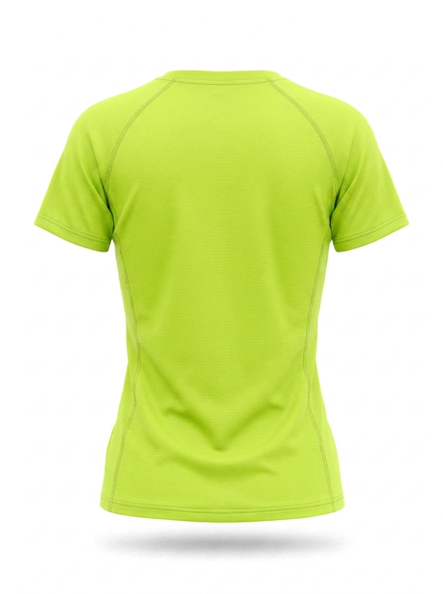 syemme t-shirt sportiva running poliestere donna giallo fluo - foto 2