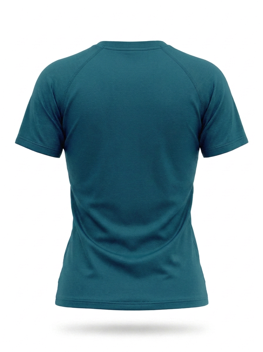 syemme t-shirt sportiva running poliestere donna blu chiaro di luna - foto 2