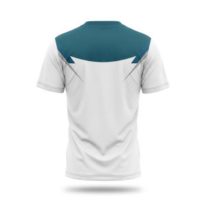 T-shirt padel sublimatico turchese / navy