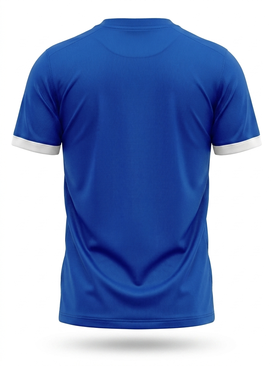 syemme t-shirt sportiva calcio blu royal / bianco - foto 2