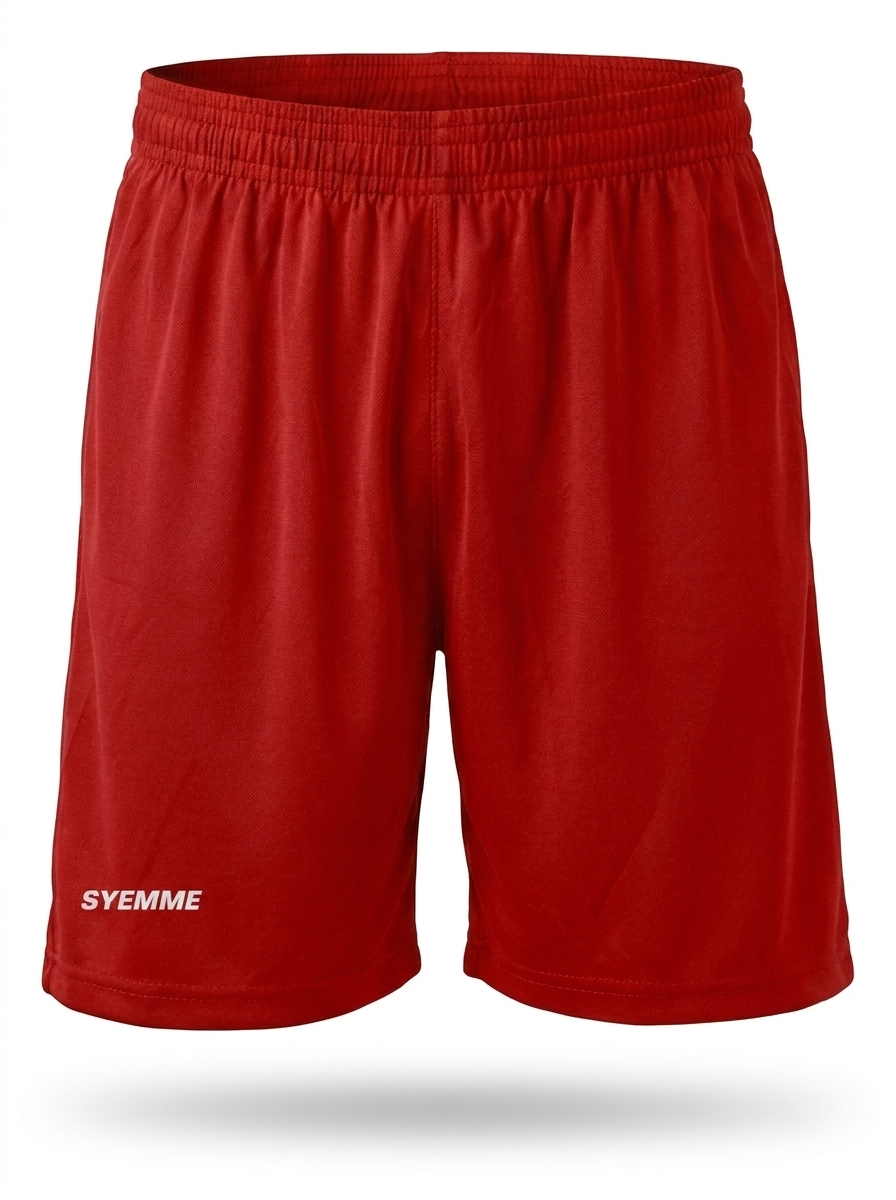 syemme pantaloncino sportivo calcio rosso - foto 1