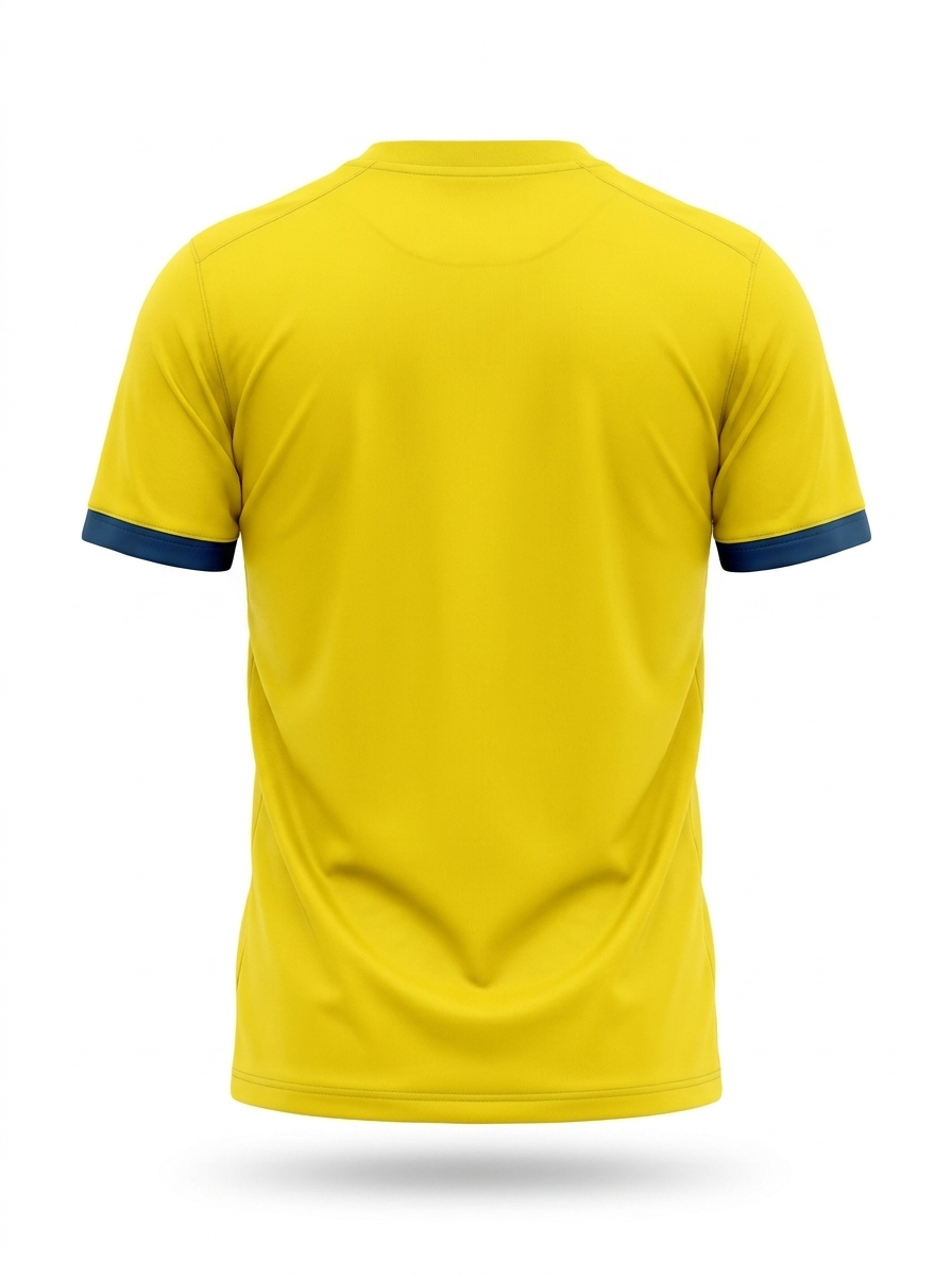 syemme t-shirt sportiva calcio giallo-blu royal - foto 2