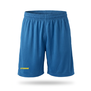 Pantaloncino sportivo calcio blu royal / giallo