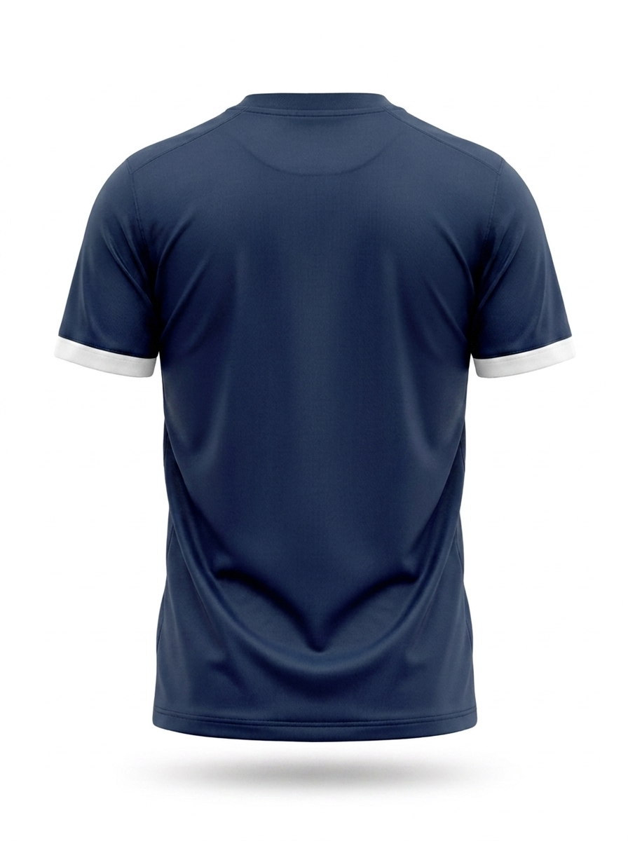 syemme t-shirt sportiva calcio blu navy-bianco - foto 2
