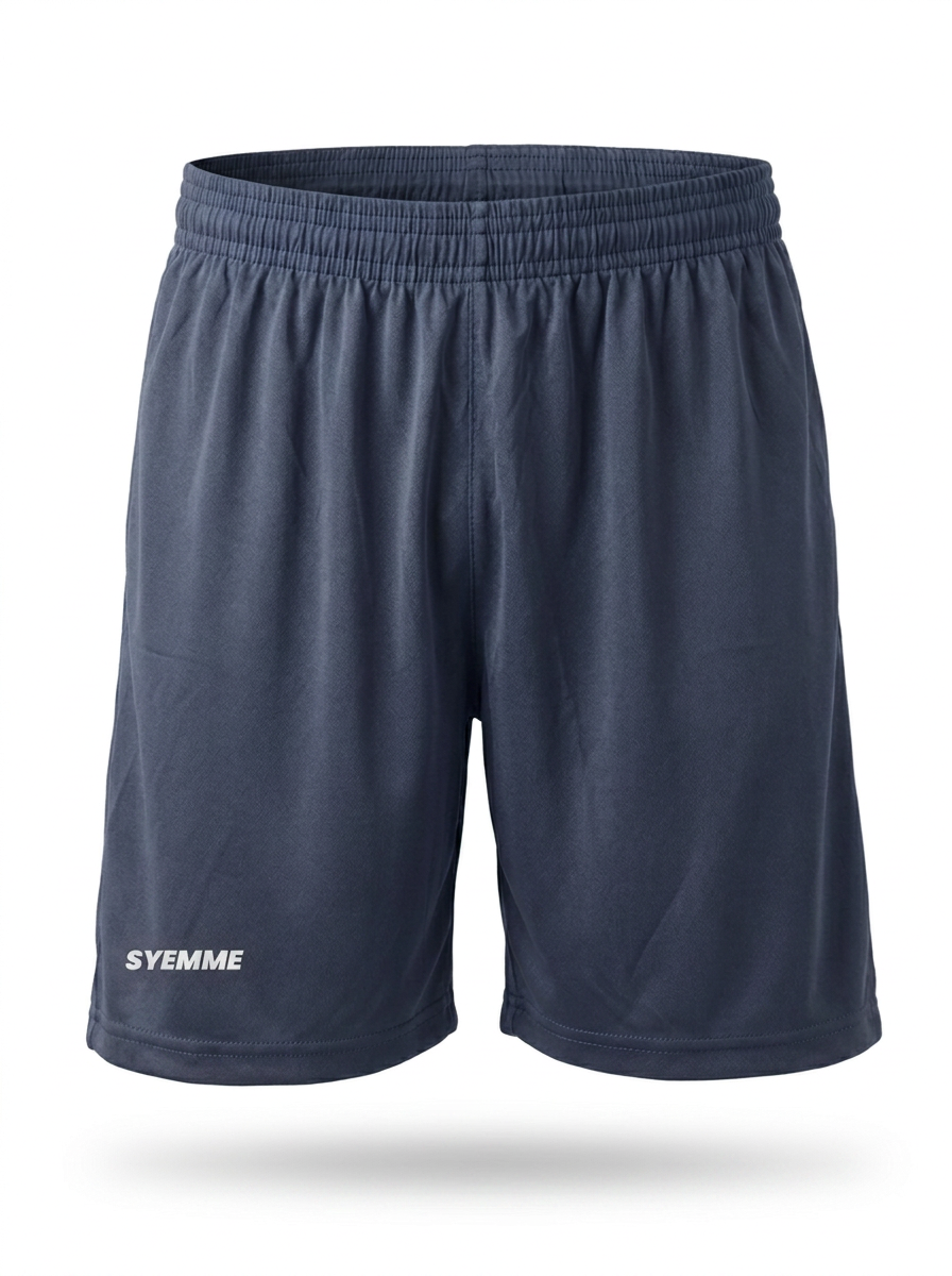 syemme pantaloncino sportivo calcio blu navy - foto 1