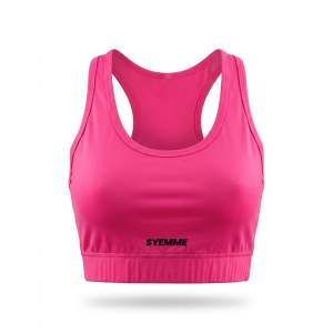 Top running donna rosa fluo