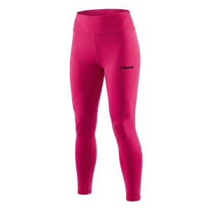 Collant running donna rosa fluo