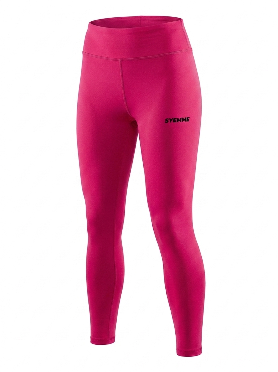 syemme collant running donna rosa fluo - foto 1