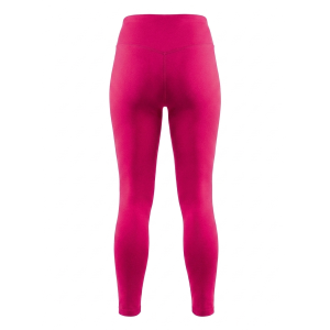 Collant running donna rosa fluo